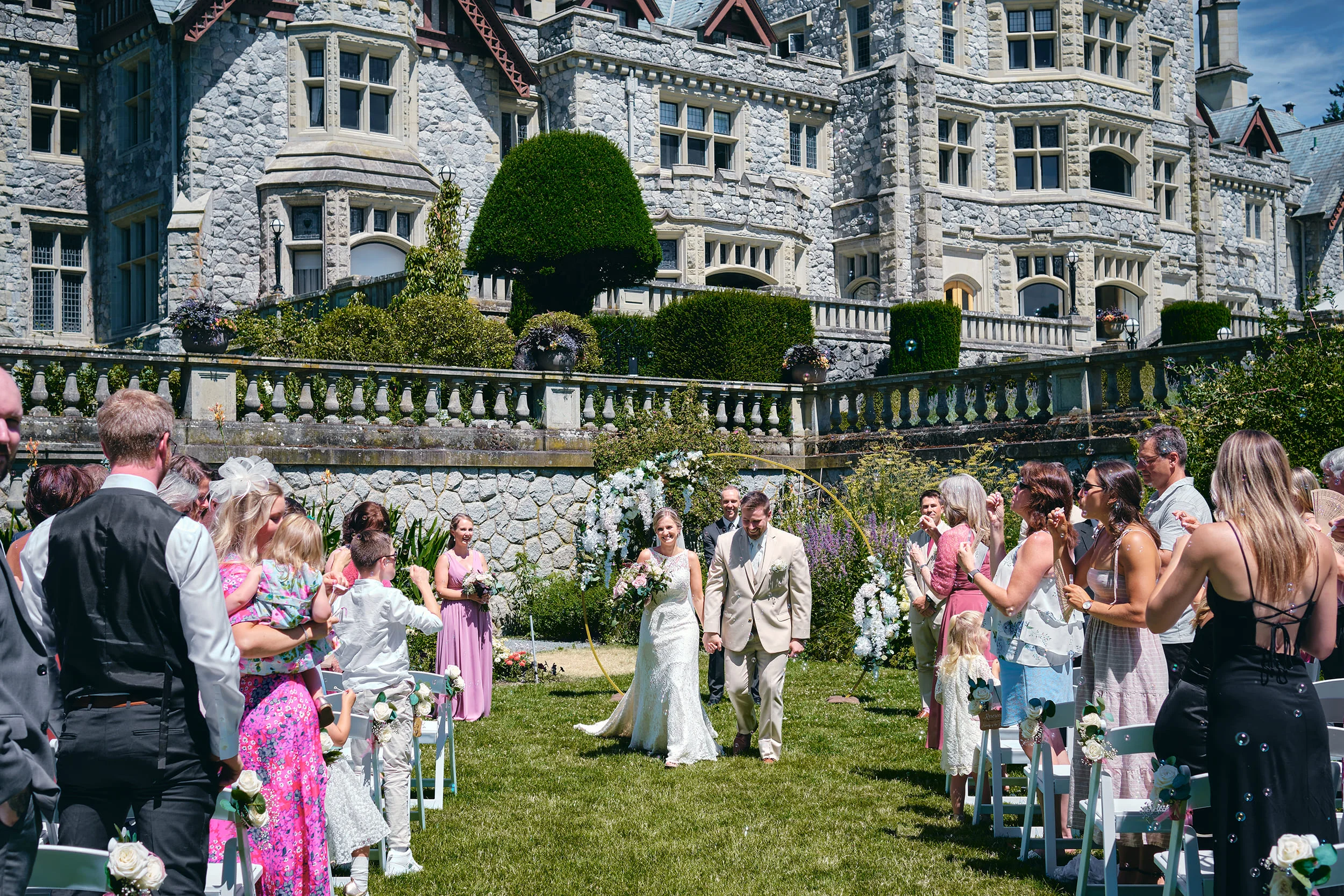 Hatley Castle Wedding - Georgina and Brynden's Wedding - Victoria BC Wedding Photographer - Pulse Productions Inc. - July 16, 2023