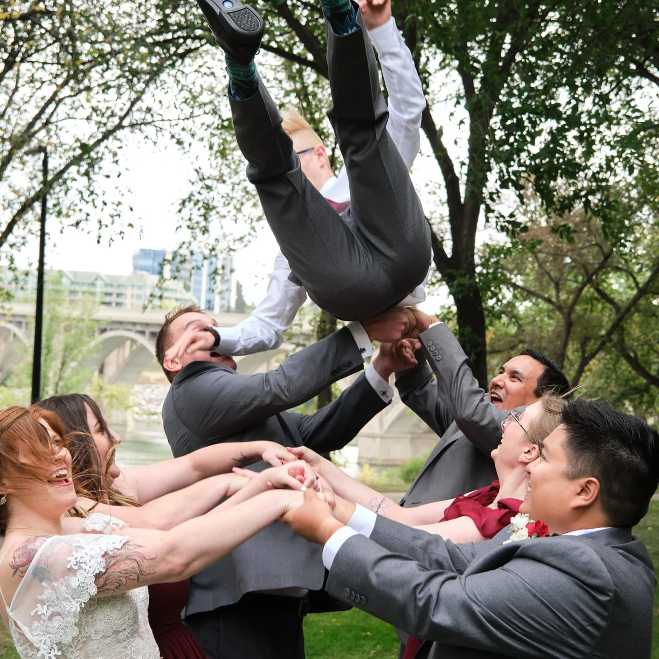 Ideal Wedding Photography Timeline - Wedding Party Session - Pulse Productions Inc.