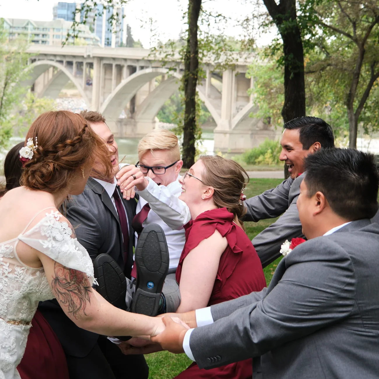 Ideal Wedding Photography Timeline - Wedding Party Session - Pulse Productions Inc.