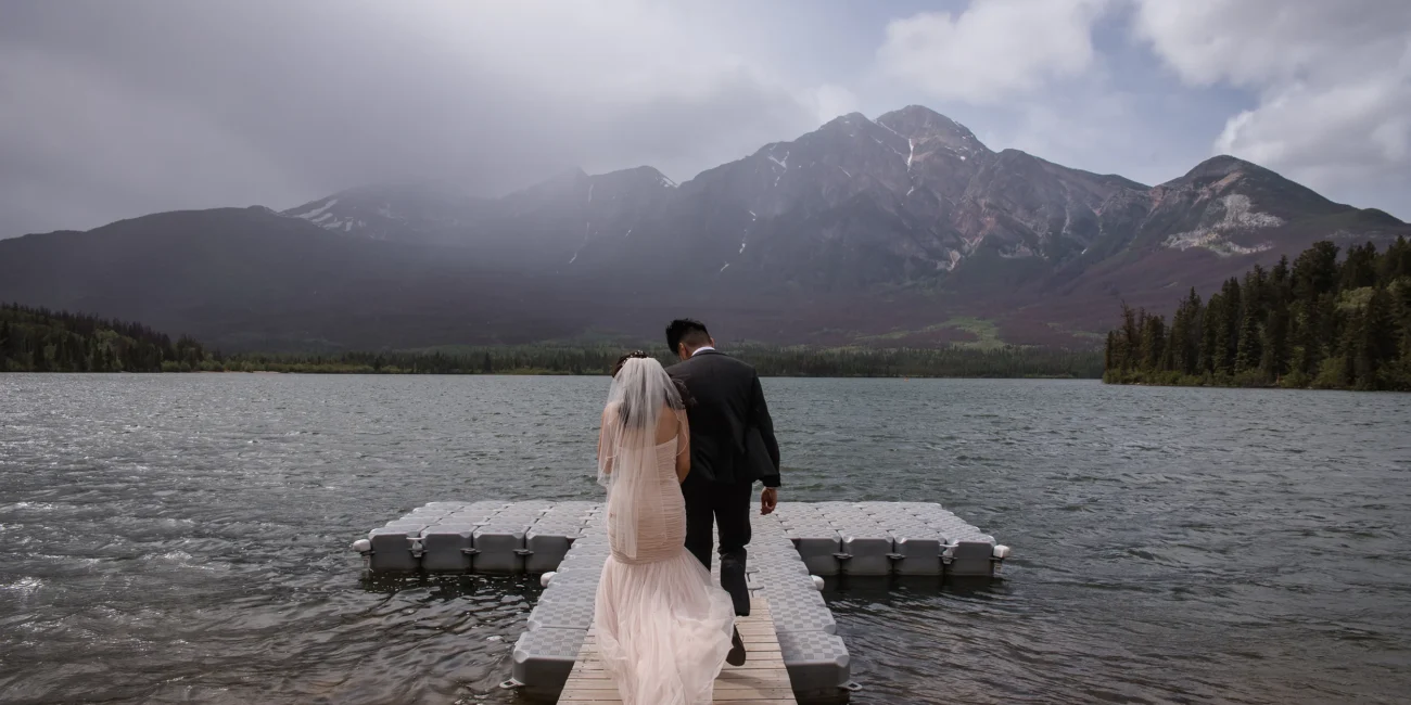 Pyramid Lake Wedding - Shane & Miggy Wedding - Jasper, Jasper National Park - June 10, 2019 - Pulse Productions Inc.