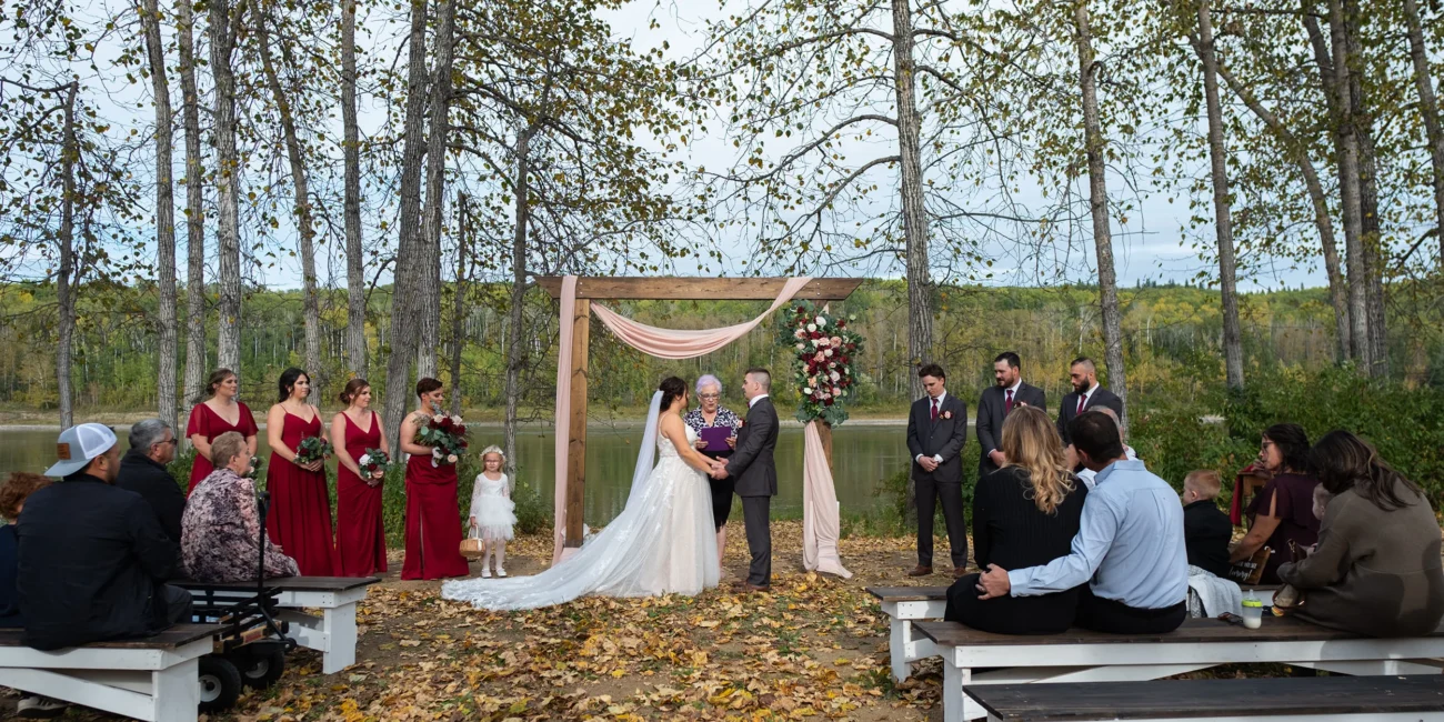 River Meadows Campground Wedding - Kelsey & Devon's Wedding - September 21, 2024 - Athabasca, Alberta - Pulse Productions Inc.
