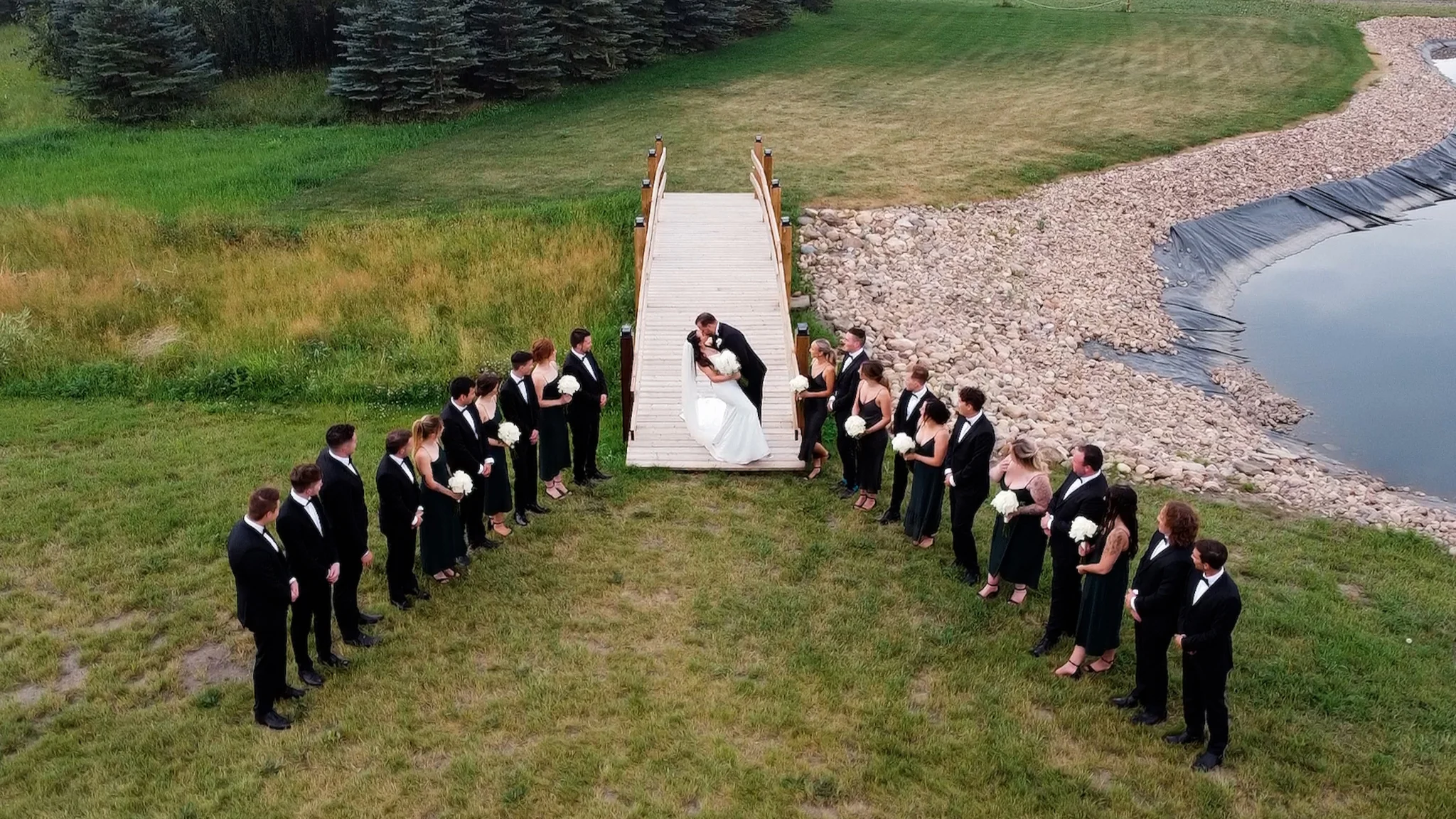 Tin Roof Event Centre Wedding - Robyn & Connor's Wedding - Lacombe, AB - August 20, 2022 - Pulse Productions Inc.