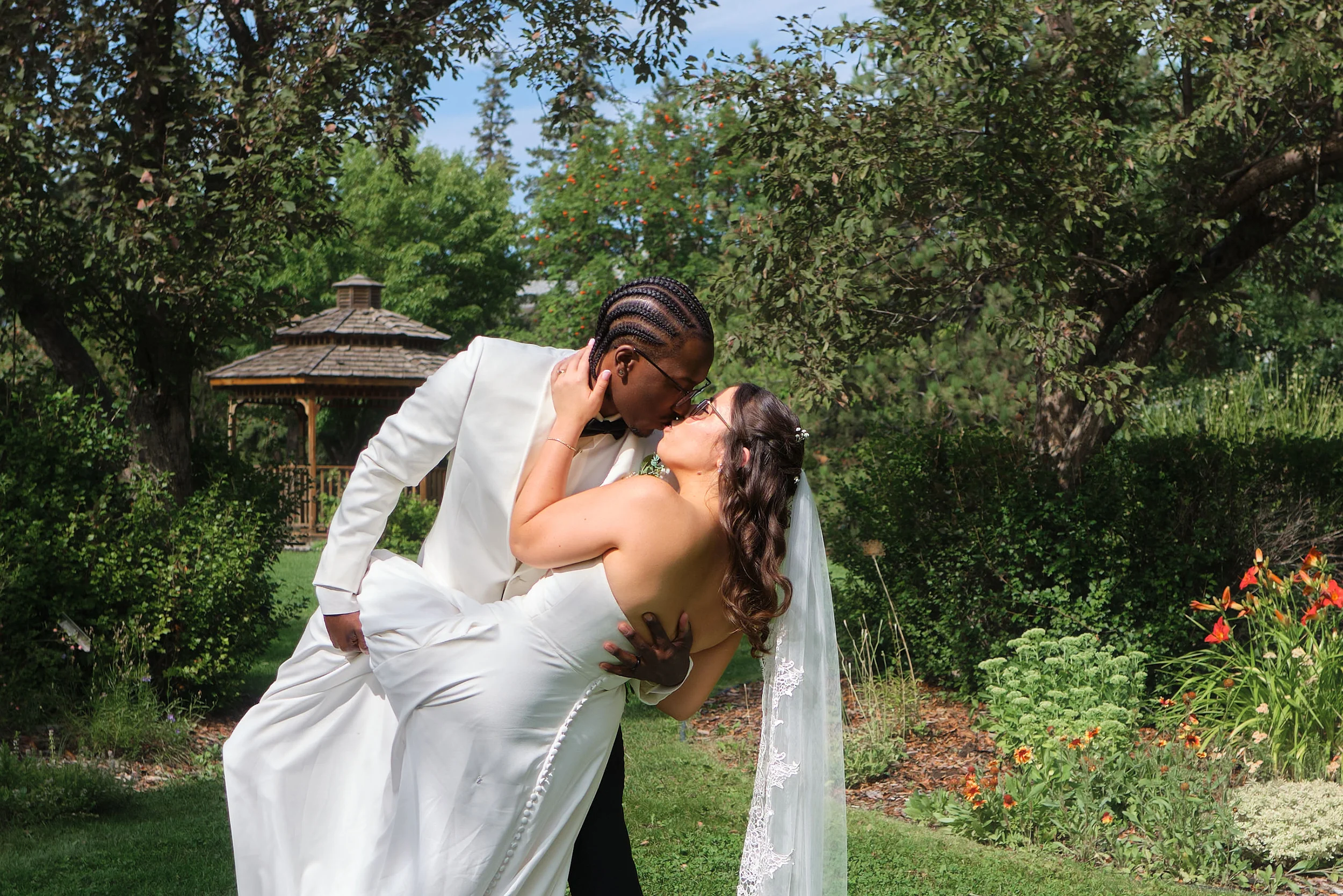 Sherwood Park Log Cabin Wedding - Chantal and Odell Wedding - Sherwood Park, Alberta, Smeltzer House - Pulse Productions Inc - August 9, 2025