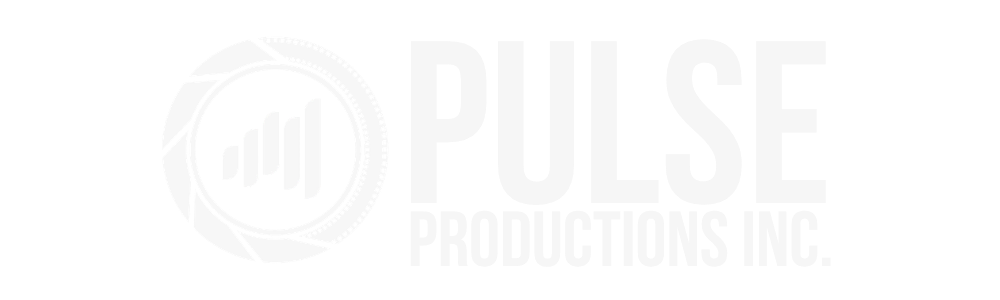 Pulse Productions Inc. - Logo Horizontal - White Variant