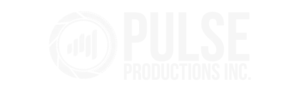 Pulse Productions Inc. - Logo Horizontal - White Variant